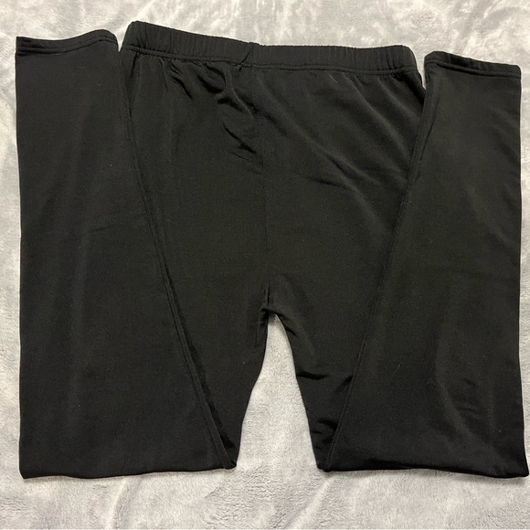 Black stretchy, leggings with fleece lining. - Picture 4 of 7